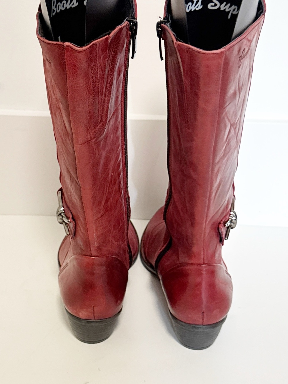 Dorking by Fluchos mid-calf Boot Red size 37 - Picture 5 of 8